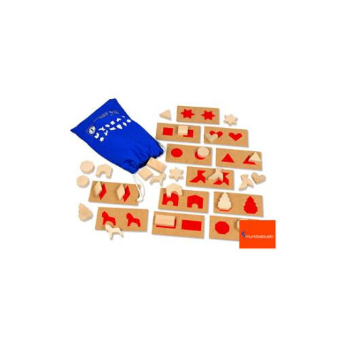 PERCEPCION TACTIL Y ASOCIACION 1. 36 PIEZAS