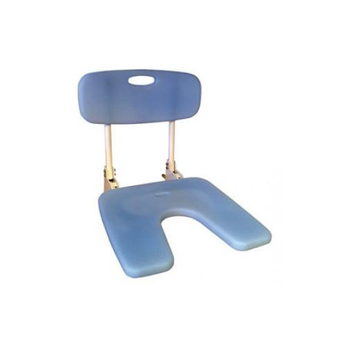 ASIENTO ABATIBLE DE DUCHA DE ACERO INOXIDABLE CON