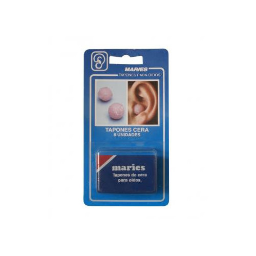 TAPONES CERA 6u.