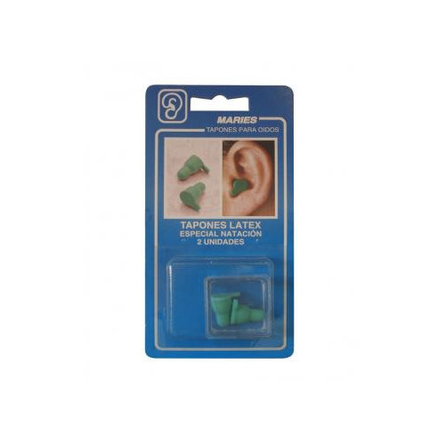 TAPONES LATEX (especial natación) 2u.