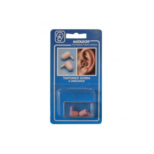 TAPONES GOMA "NATADOR" 2u.
