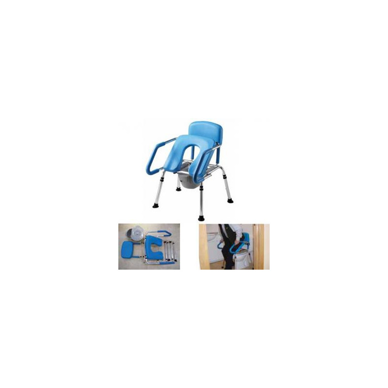 SILLA DE DUCHA DE ALUMINIO INCORPORADORA