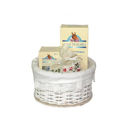 CESTA LECHE DE BURRA