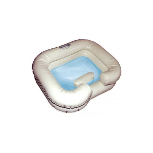 LAVACABEZAS HINCHABLE DE CAMA CON APOYO PARA LA CABEZA