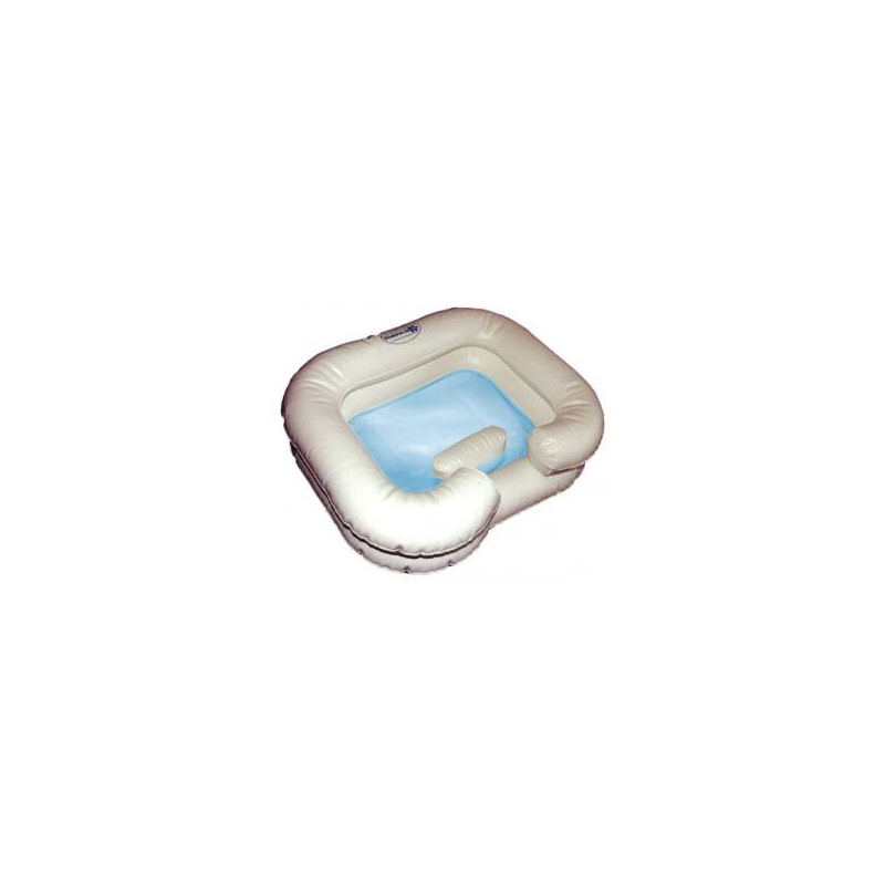 LAVACABEZAS HINCHABLE DE CAMA CON APOYO PARA LA CABEZA