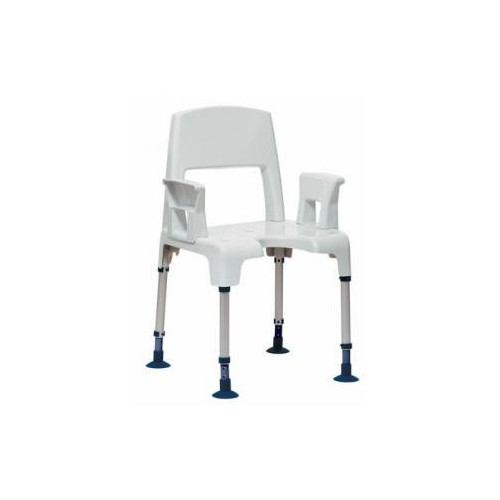 SILLA DE DUCHA AQUATEC "PICO" REPOSABRAZOS. Y RESPALDO