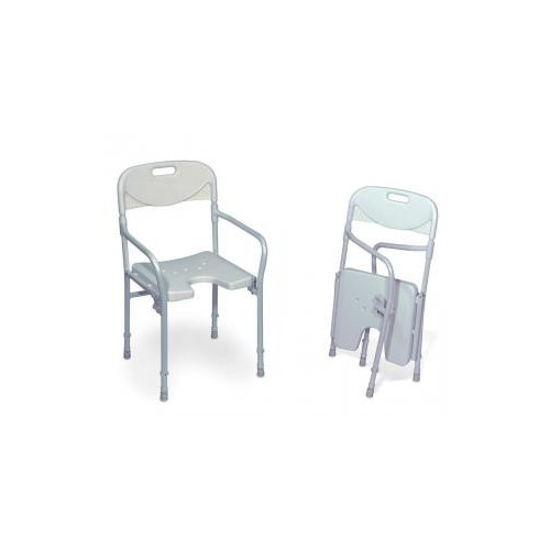 SILLA DE DUCHA PLEGABLE DE ALUMINIO