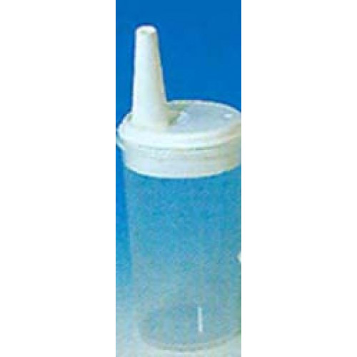 VASO CON TAPA DE BOQUILLA DE 4mm