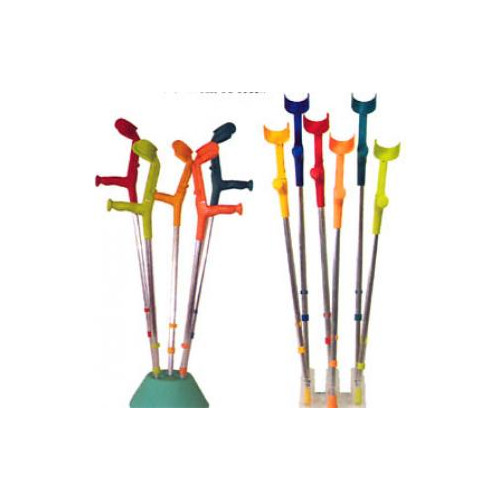 BASTÓN DOBLE REGULACIÓN PUÑO NO ANATÓMICO