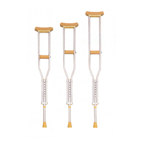 BASTON AXILAR DOBLE REGULACIÓN DE ALUMINIO.