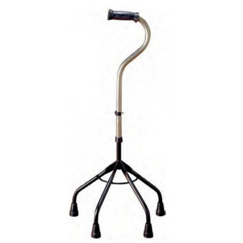 CUADRIPODE DE ALUMINIO CON PUÑO MULETILLA