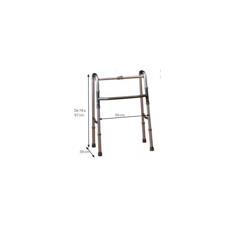 ANDADOR PLEGABLE DE ALUMINIO