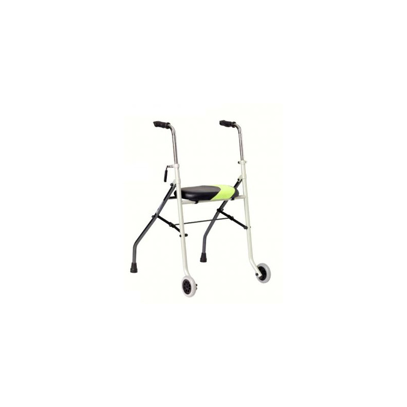 ANDADOR 2 RUEDAS CON ASIENTO.