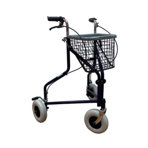 ANDADOR 3 RUEDAS "DELTA", PLEGABLE (FRENOS)