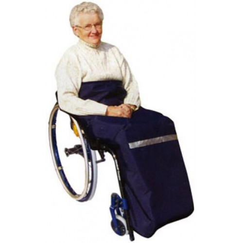 MANTA PARA SILLA DE RUEDAS AZUL MARINO