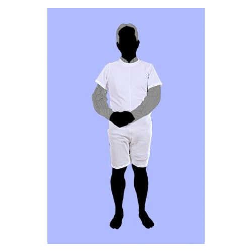 PIJAMA CORTO CREMALLERA ENTREPIERNA 100%ALG.