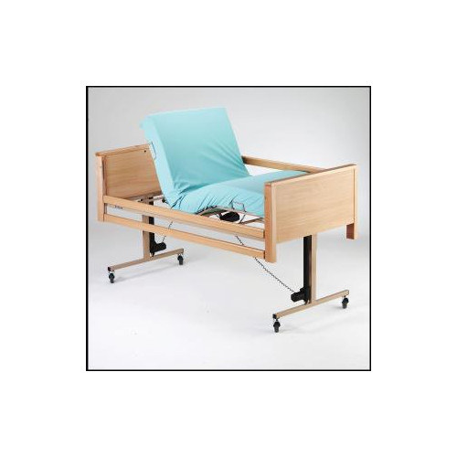 CAMA ELEVACIÓN POR COLUMNA+CAB/PIEC+BARAND MADERA