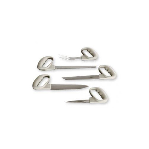 CUBIERTOS CON MANGO ERGONÓMICO PARA PREPARAR ALIMENTOS