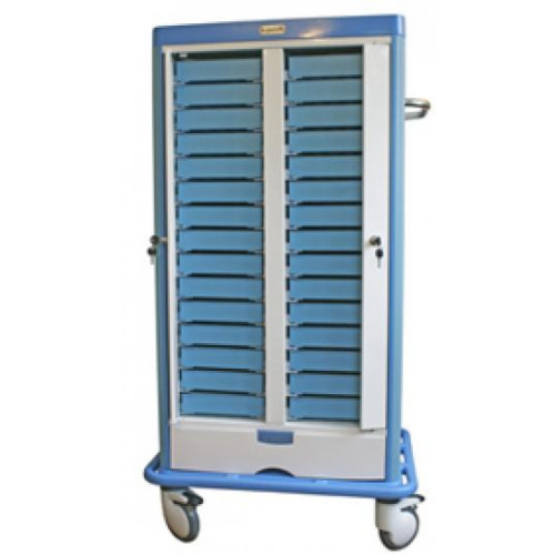 Carro para bandeja de dispensación semanal