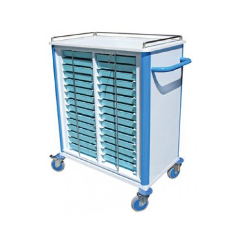 Carro para bandeja de dispensación semanal