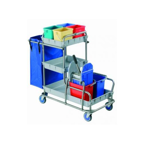 CARRO LIMPIEZA A.INOX (completo)