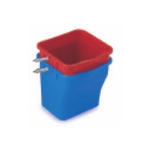 Cubo de 8 L. Rojo o Azul