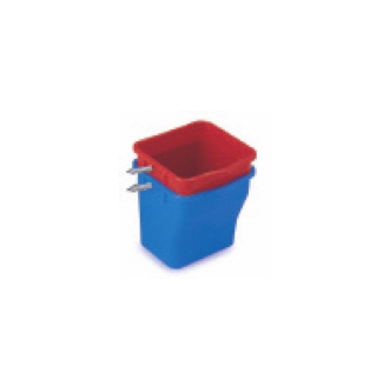 Cubo de 8 L. Rojo o Azul