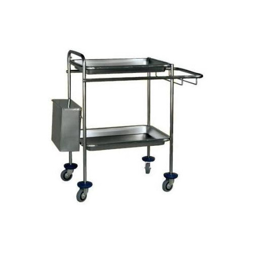 CARRO CURAS A.INOX.2 bandejas