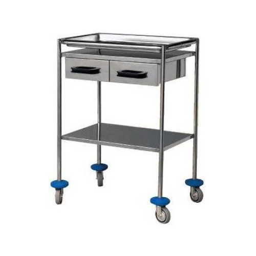 CARRO AUX. A.INOXIDABLE  2 cajones