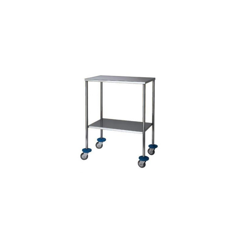 MESA AUX. A.INOX. 2 BALDAS.