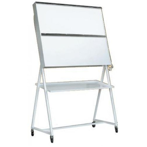 NEGATOSCOPIO RODANTE 2 CUERPOS DOBLE A.ESMALTADO.