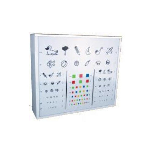 ESCALA OPTOTIPOS INFANTIL A.ESMALTADA