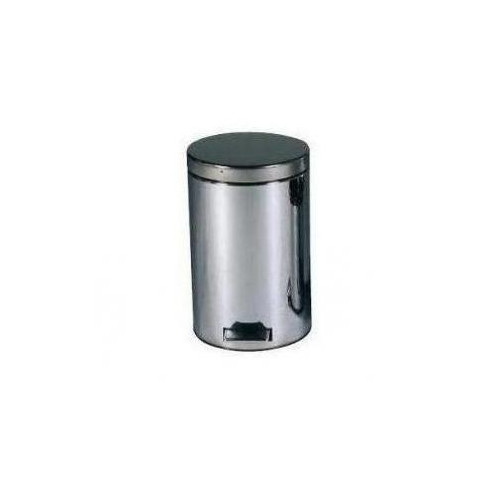 CUBO DE PEDAL ACERO BRILLANTE 12l.