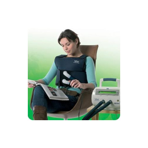 CHALECO + COMPRESOR DE TERAPIA RESPIRATORIA