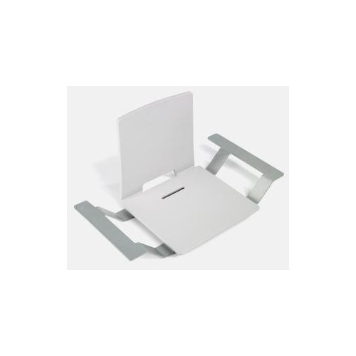 BANQUETA BAÑERA CON RESPALDO. Color: gris